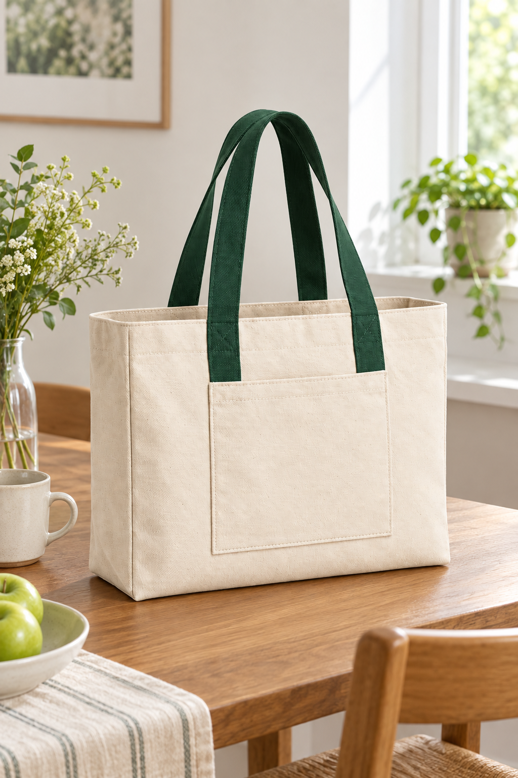 캔버스 토트백 상세 이미지